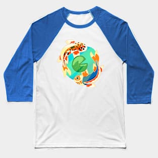 Koi circle Baseball T-Shirt